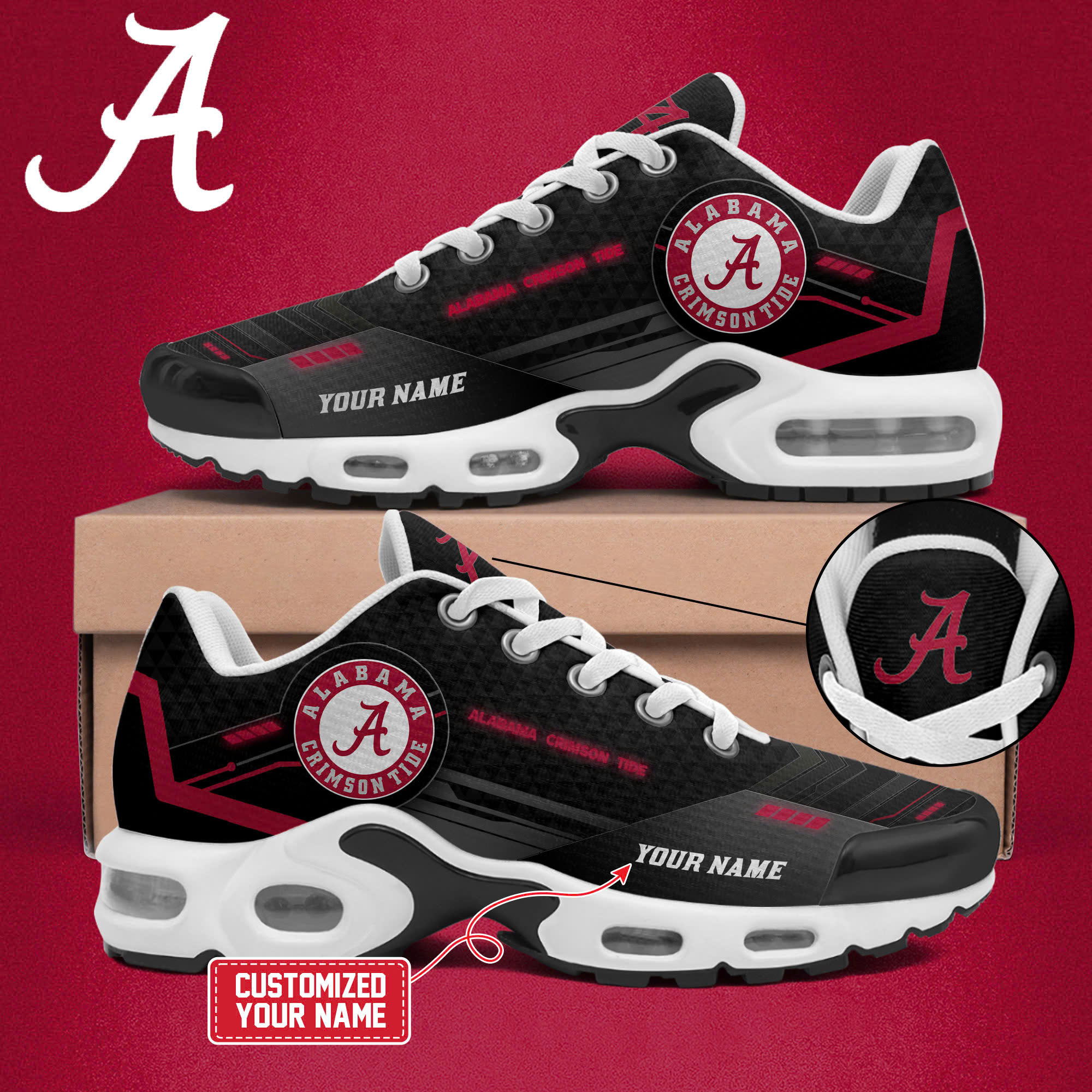 Alabama Crimson Tide Special Edition 2025 New Shoes Alabama Crimson Tide Special Edition 2025 New Shoes