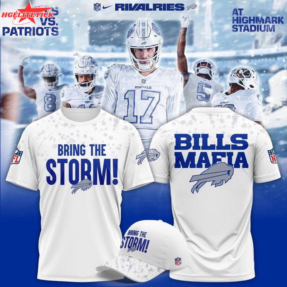 Buffalo Bills "Bring The Storm" Limited T-shirt - White Buffalo Bills "Bring The Storm" Limited T-shirt - White