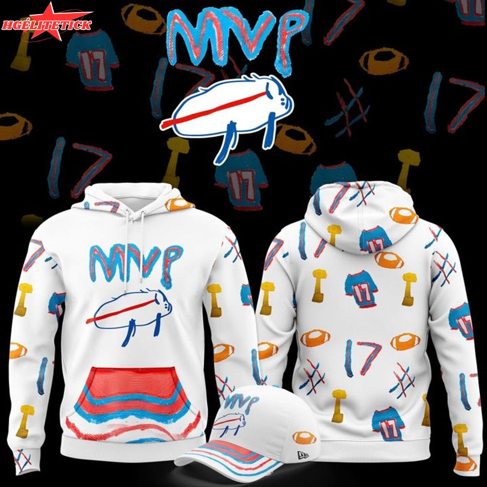 Buffalo Bills '' Josh Allen 2025 Billustration Charlie'' Special Hoodie Buffalo Bills '' Josh Allen 2025 Billustration Charlie'' Special Hoodie