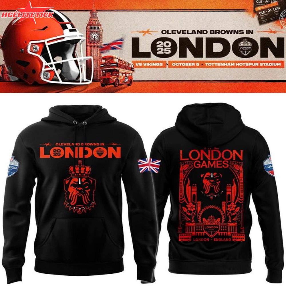 Cleveland Browns 2025 London Game Limited Hoodie Cleveland Browns 2025 London Game Limited Hoodie