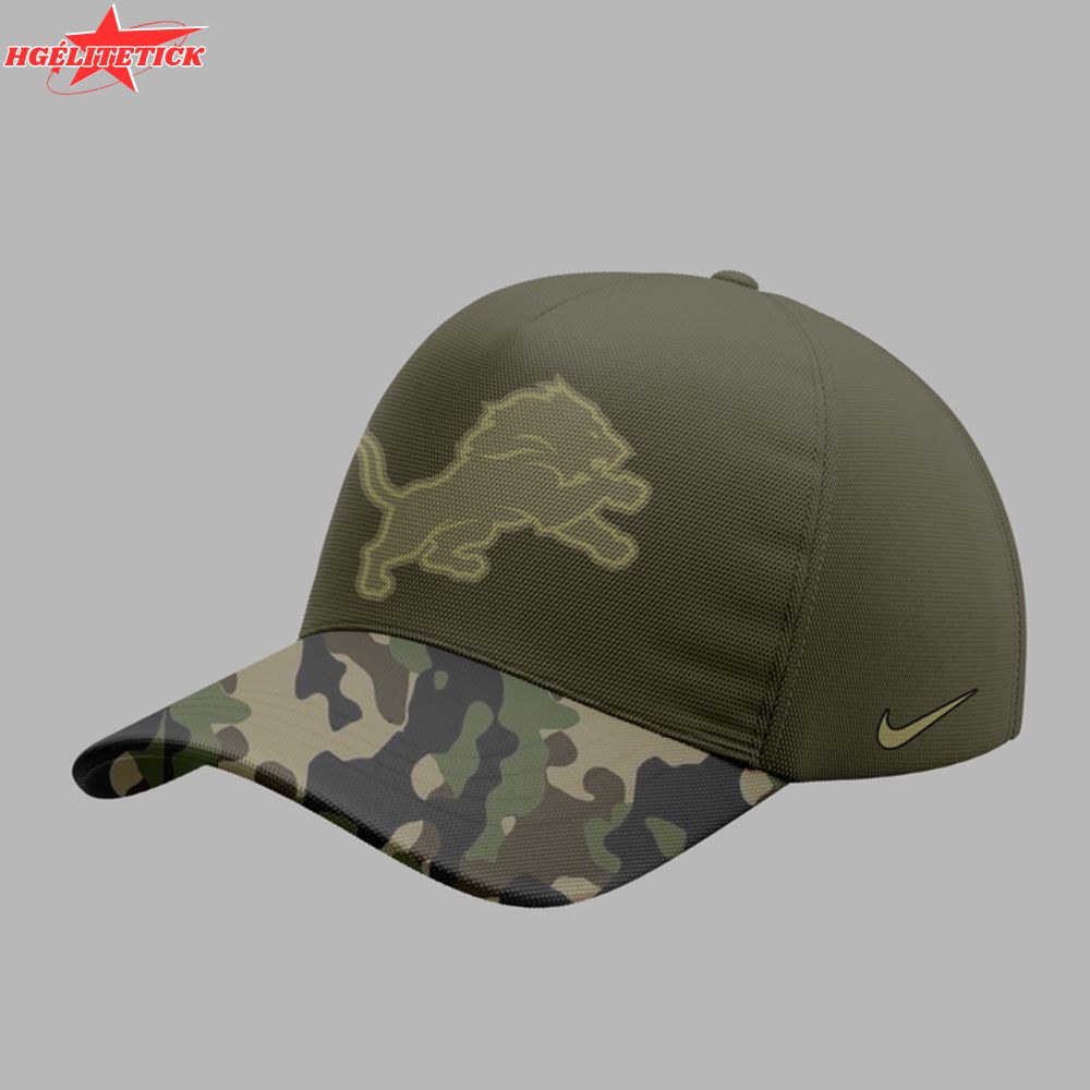 Detroit Lions Nike Olive 2025 Salute to Service Sideline Standard Hoodie Detroit Lions Nike Olive 2025 Salute to Service Sideline Standard Hoodie