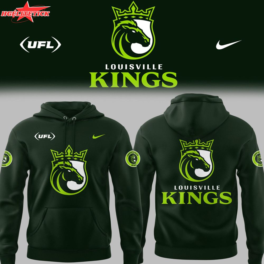 Limited Edition Louisville Kings Football Green Hoodie Limited Edition Louisville Kings Football Green Hoodie