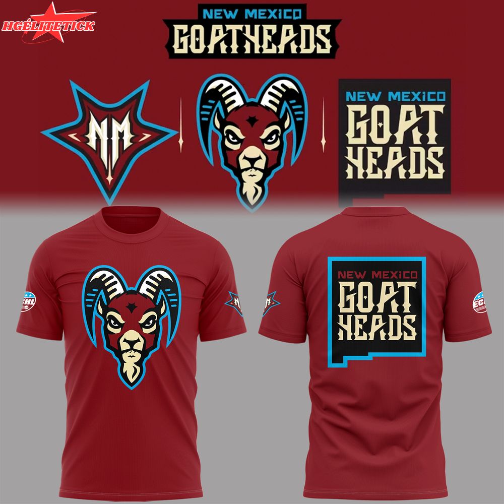 Limited Edition New Mexico Goatheads Red Shirt Limited Edition New Mexico Goatheads Red Shirt