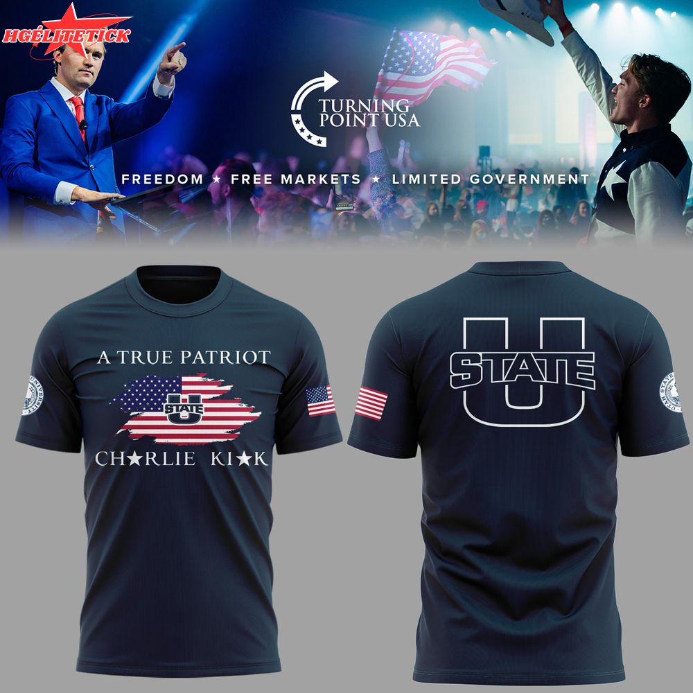 Limited Edition Utah State x Turning Point USA 2025 TShirt Limited Edition Utah State x Turning Point USA 2025 TShirt