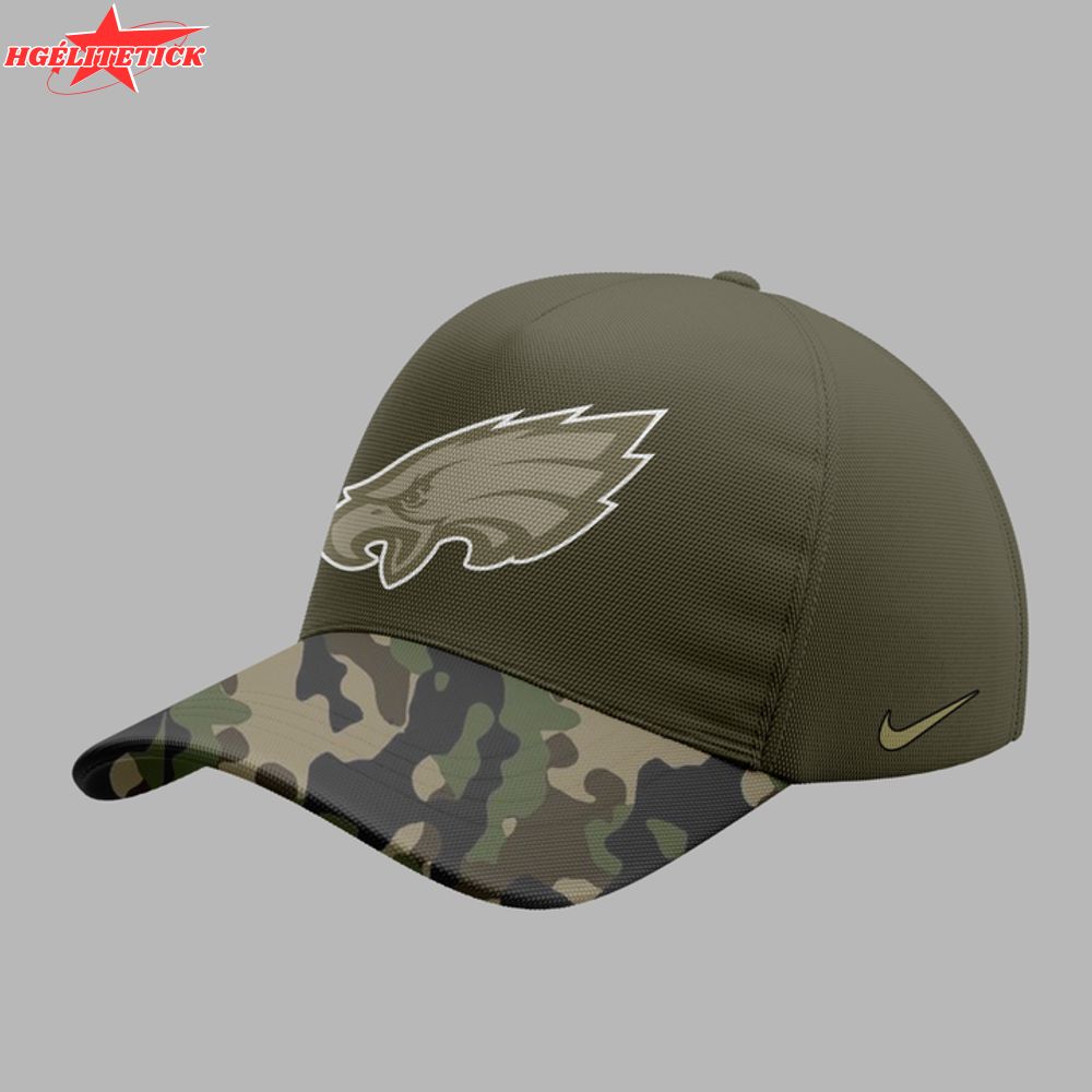 Philadelphia Eagles Nike Olive 2025 Salute to Service Sideline Standard Hoodie Philadelphia Eagles Nike Olive 2025 Salute to Service Sideline Standard Hoodie