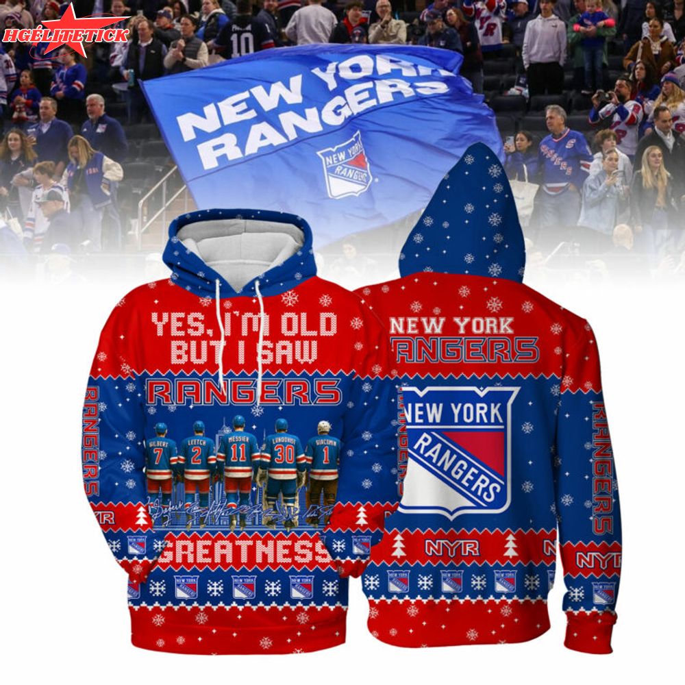 Yes, I Am Old But I Saw Rangers Greatness Ugly Hoodie Yes, I Am Old But I Saw Rangers Greatness Ugly Hoodie
