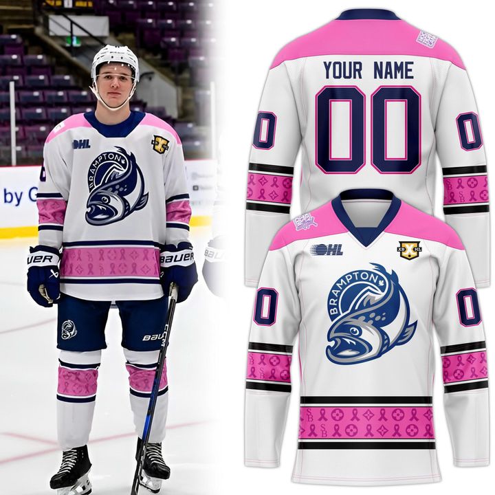 Brampton Steelheads Pink in the Rink 2025-2026 Hockey Brampton Steelheads Pink in the Rink 2025-2026 Hockey