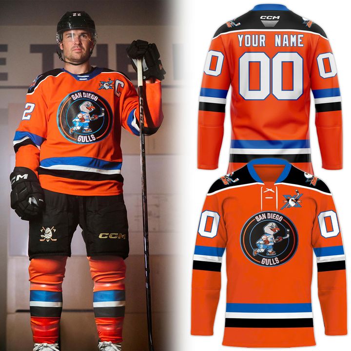 Exclusive San Diego Gulls 10 Year Anniversary Jersey Exclusive San Diego Gulls 10 Year Anniversary Jersey