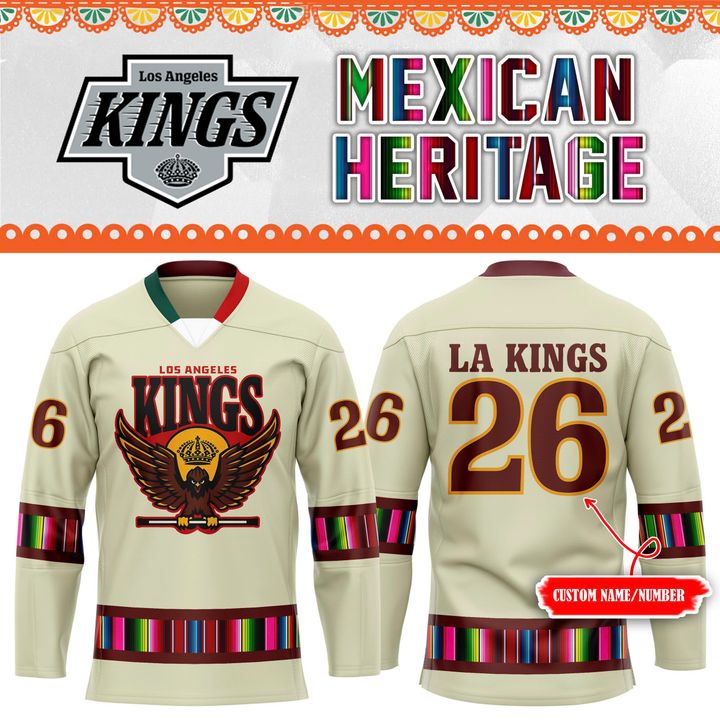 LA Kings x 2025 Mexican Heritage Limited Jerseys LA Kings x 2025 Mexican Heritage Limited Jerseys