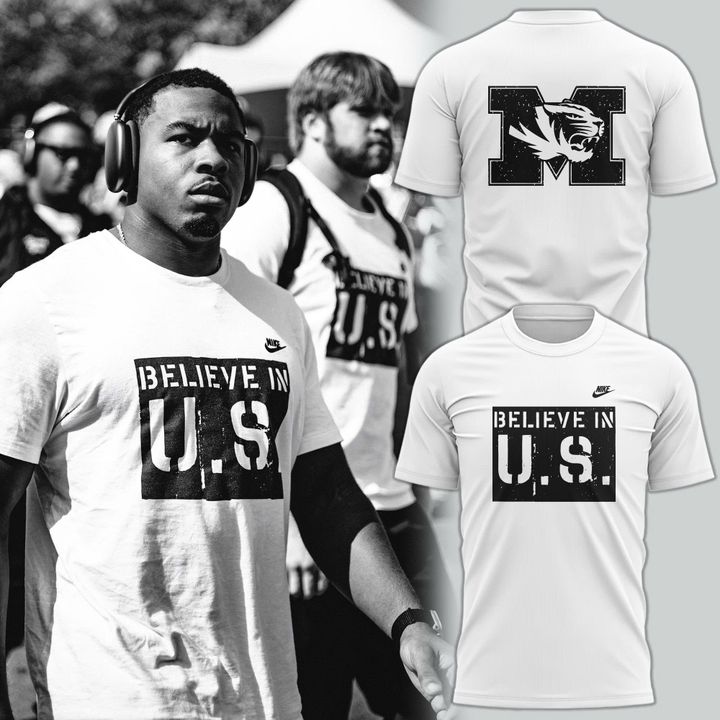 Mizzou Football "BELIEVE IN U.S." T-Shirt - Limited Edition Mizzou Football "BELIEVE IN U.S." T-Shirt - Limited Edition