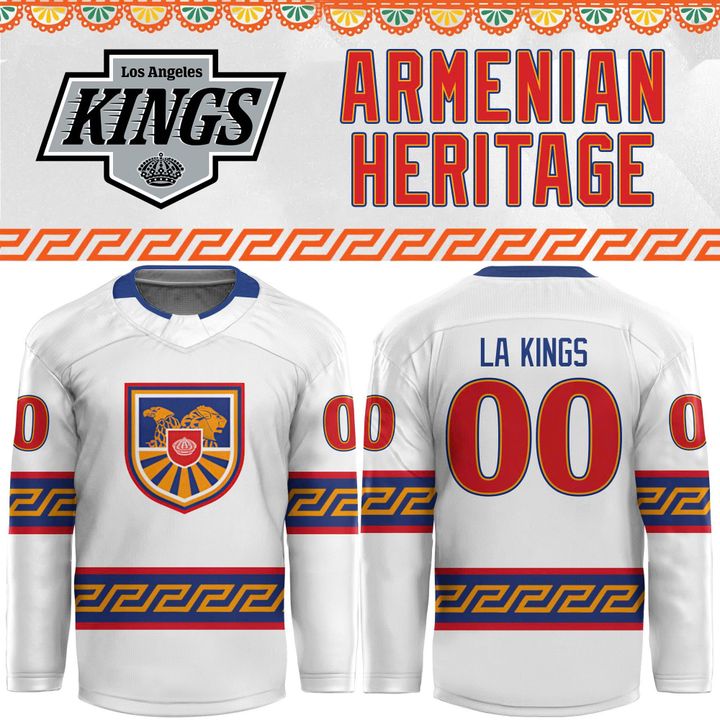 LA Kings x 2025 Armerian Heritage Limited Jerseys LA Kings x 2025 Armerian Heritage Limited Jerseys