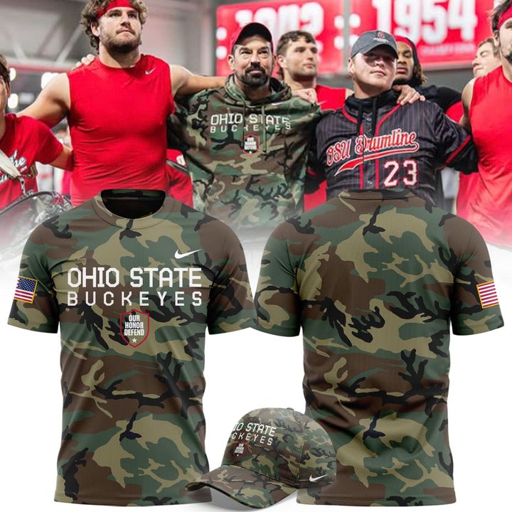Ohio State Football Military Appreciation Camo Limited Edition T-shirt 2025 Ohio State Football Military Appreciation Camo Limited Edition T-shirt 2025