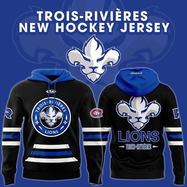 Trois-Rivières Lions New Hoodie Season 2025 -2026 Trois-Rivières Lions New Hoodie Season 2025 -2026