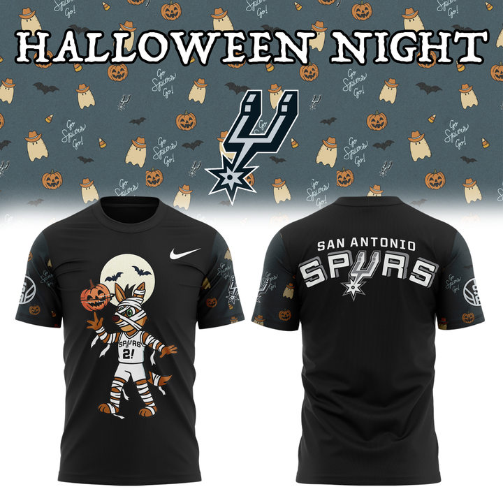 Exclusive San Antonio Spurs 2025 Halloween Night T-shirt Exclusive San Antonio Spurs 2025 Halloween Night T-shirt