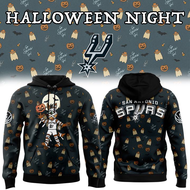 Exclusive San Antonio Spurs 2025 Halloween Night Hoodie Exclusive San Antonio Spurs 2025 Halloween Night Hoodie