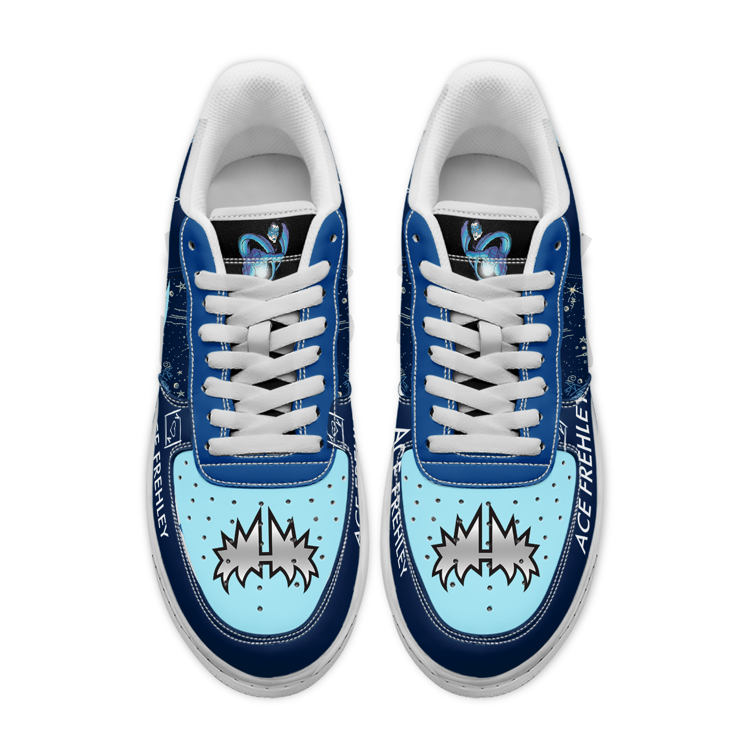 Ace Frehley x Kiss Band Air Low-Top Sneakers Shoes For Men And Women Ace Frehley x Kiss Band Air Low-Top Sneakers Shoes For Men And Women
