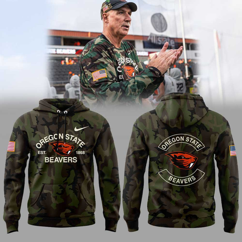 Oregon State Football Military Appreciation Night Combo Hoodie Oregon State Football Military Appreciation Night Combo Hoodie