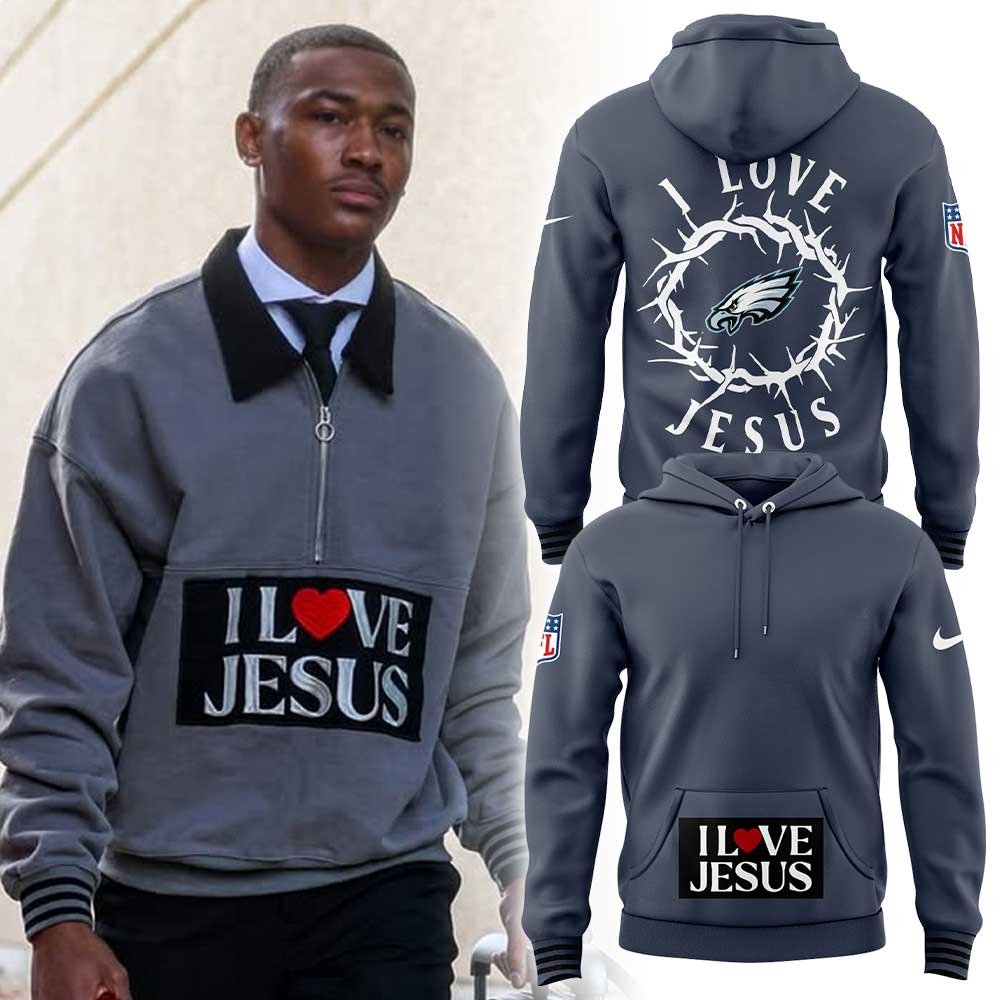 P Eagles Smith Love Jesus Combo Hoodie P Eagles Smith Love Jesus Combo Hoodie