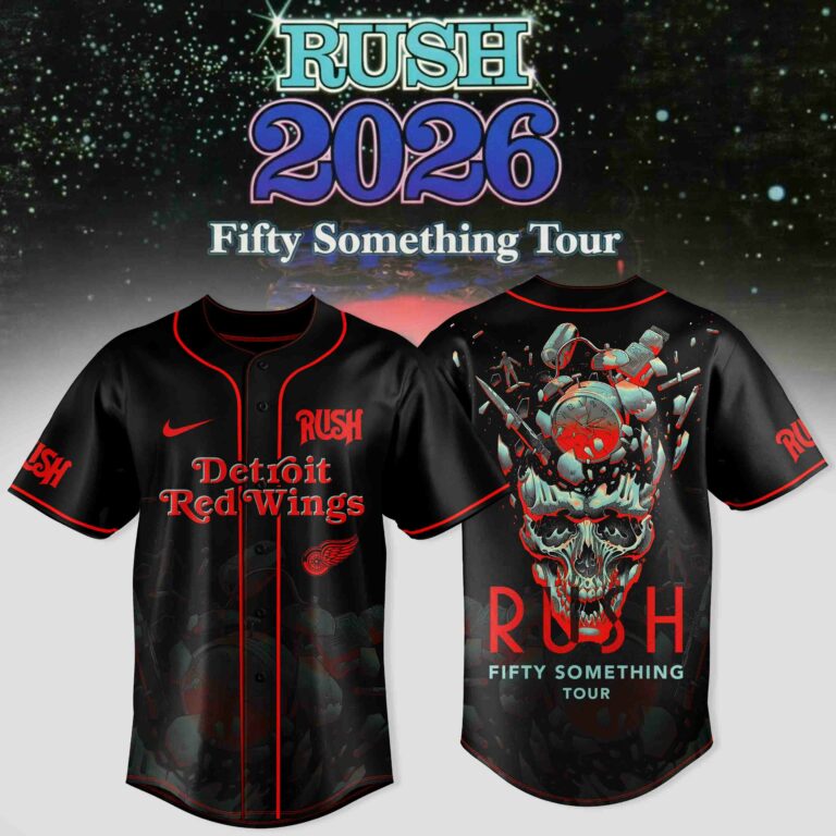 Detroit Red Wings x RUSH 2026 TOUR JERSEY Detroit Red Wings x RUSH 2026 TOUR JERSEY