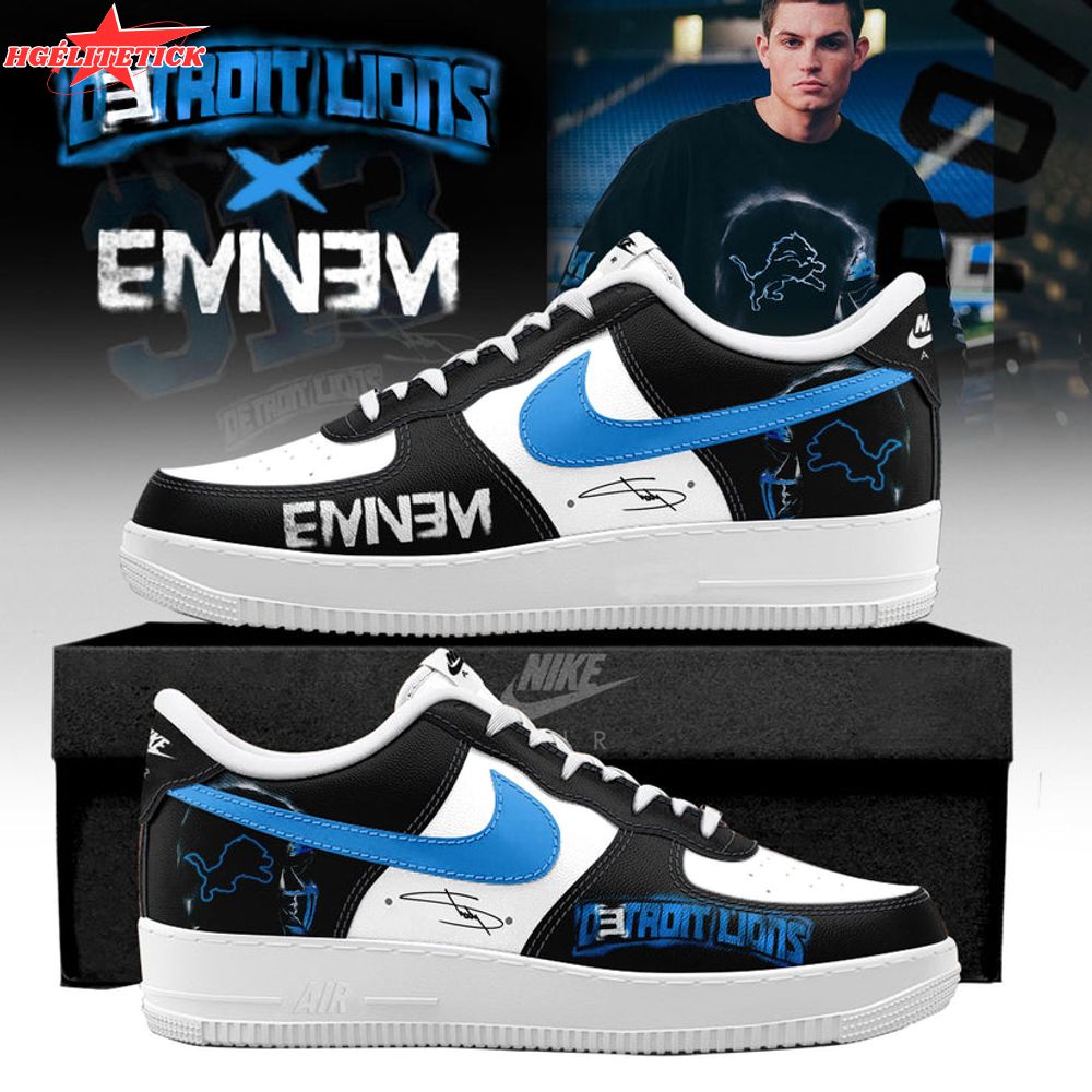 Eminem x Detroit Lions “Thanksgiving Halftime Show” Limited Edition AF1 Sneakers Eminem x Detroit Lions “Thanksgiving Halftime Show” Limited Edition AF1 Sneakers