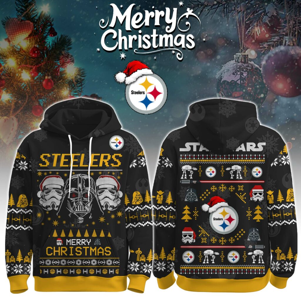 Unisex Steelers Merry Christmas The Force Edition Hoodie Unisex Steelers Merry Christmas The Force Edition Hoodie