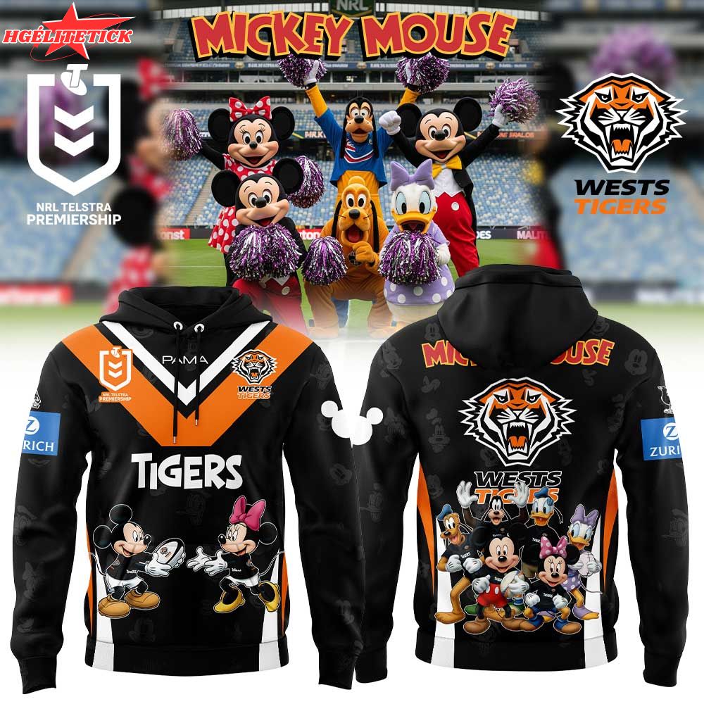 Limited Edition W Tigers Mickey Mouse Hoodie Limited Edition W Tigers Mickey Mouse Hoodie