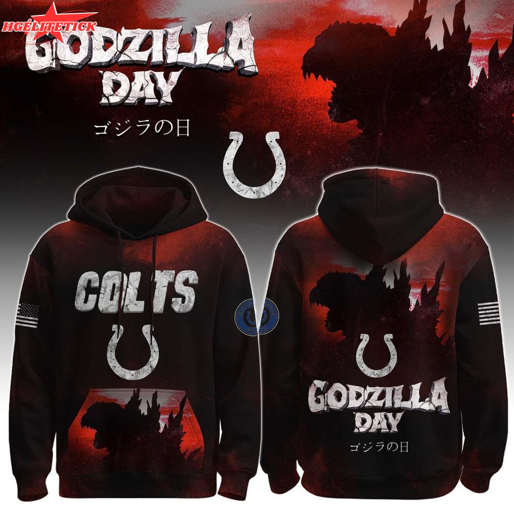 Special Edition Indianapolis Colts 2025 Happy Godzilla Day-3D Unisex Hoodie Special Edition Indianapolis Colts 2025 Happy Godzilla Day-3D Unisex Hoodie