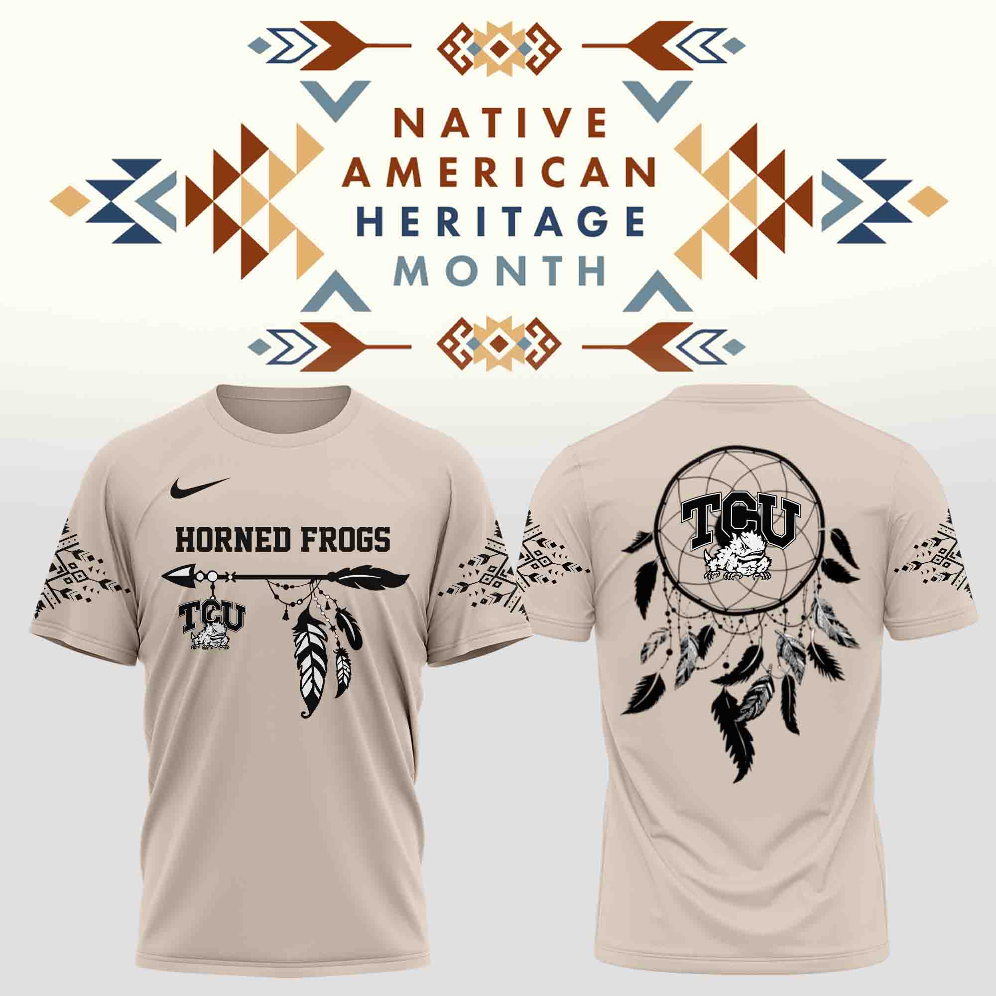 TCU Horned Frogs x Native American Heritage Month Tee TCU Horned Frogs x Native American Heritage Month Tee