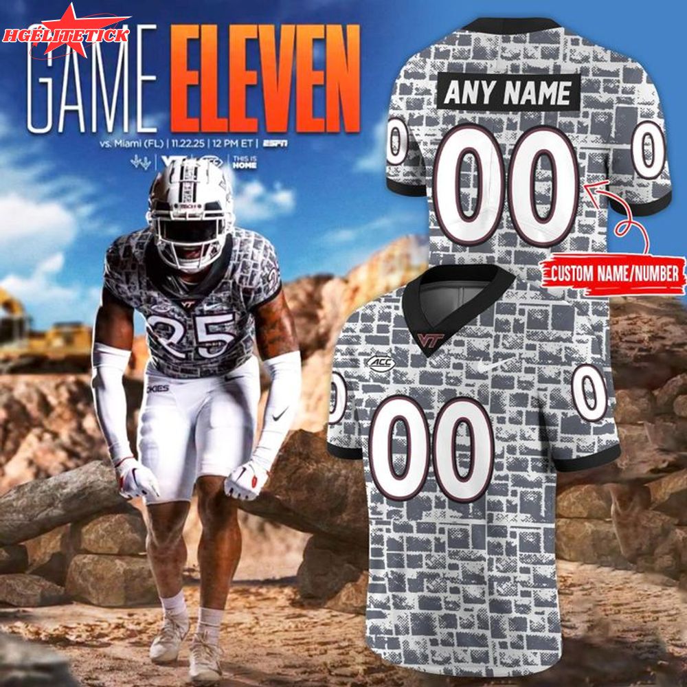 Virginia Tech Football From Quarry To Kickoff 2025 Combo Jersey Custom Virginia Tech Football From Quarry To Kickoff 2025 Combo Jersey Custom