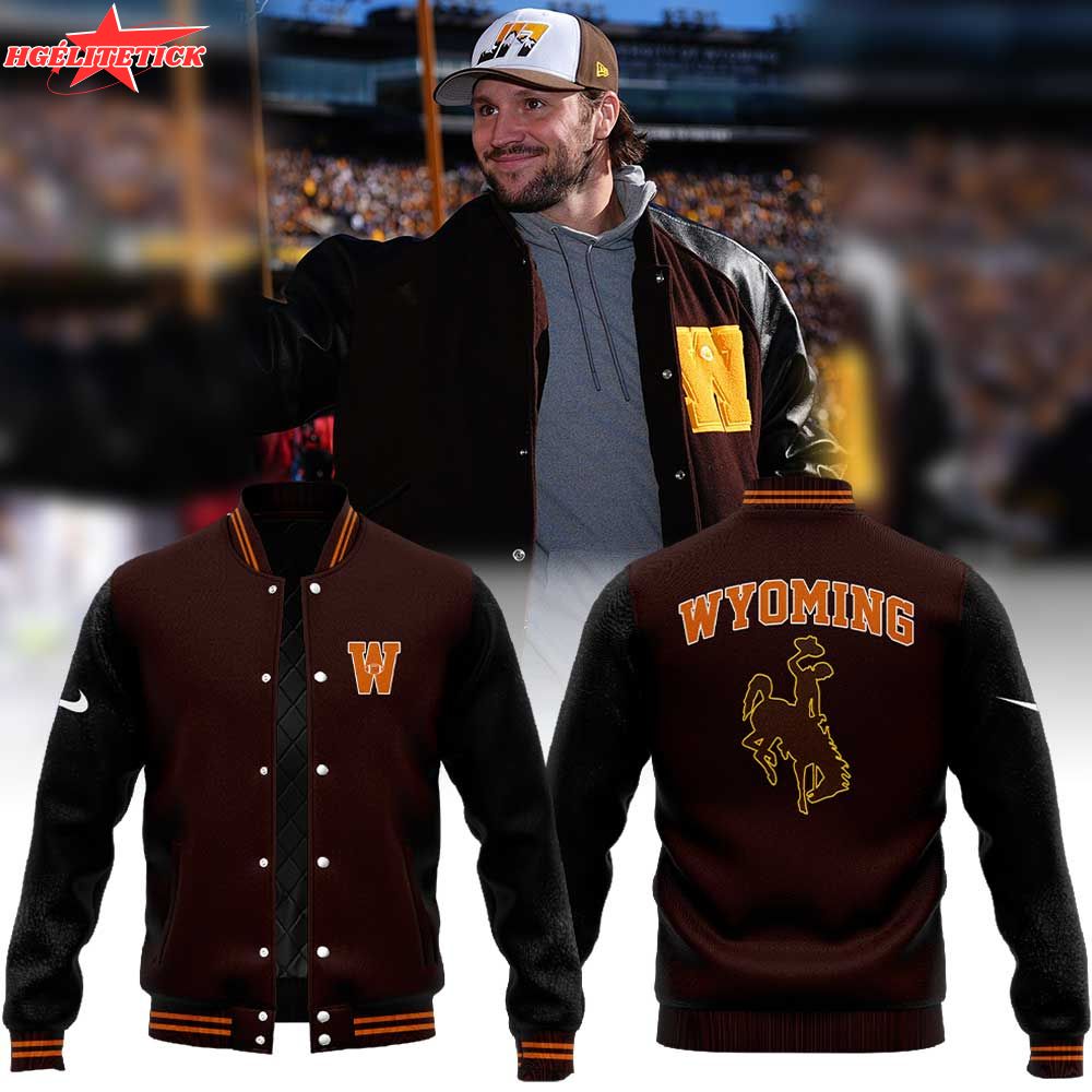 Wyoming Cowboy Football Josh Allen Once a Poke, always a Poke Combo Jacket Wyoming Cowboy Football Josh Allen Once a Poke, always a Poke Combo Jacket