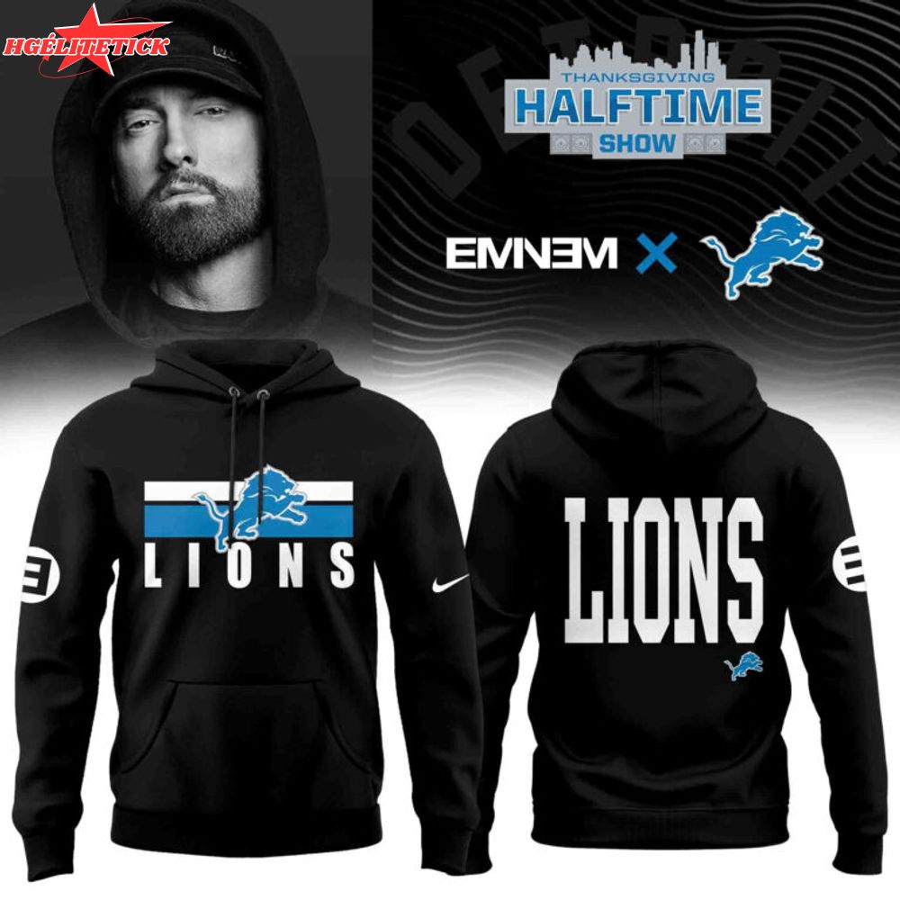 Detroit Lions x Eminem Halftime Hoodie Detroit Lions x Eminem Halftime Hoodie