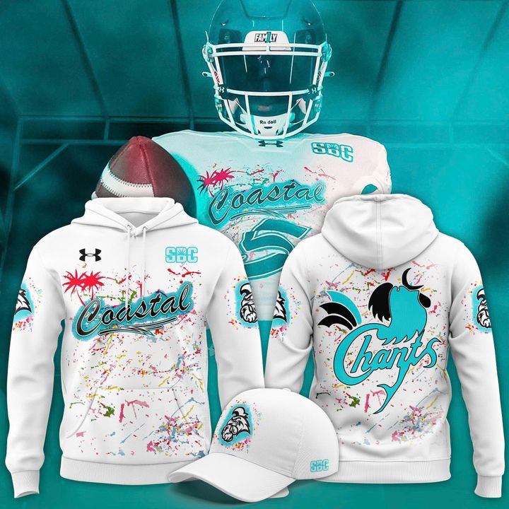 Men's Nike Coastal Carolina Football "Glow in the Dark" Limited Edition Hoodie Men's Nike Coastal Carolina Football "Glow in the Dark" Limited Edition Hoodie