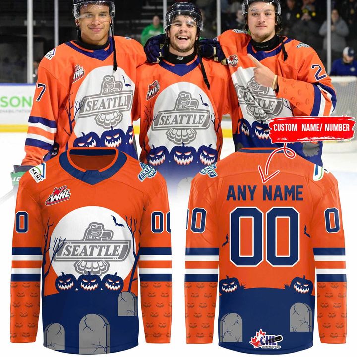 Limited edition Seattle Thunderbirds x 2025 Halloween Night Jerseys Limited edition Seattle Thunderbirds x 2025 Halloween Night Jerseys