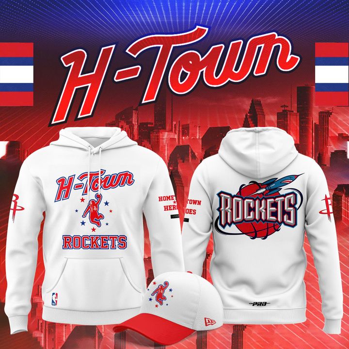 Houston Rockets Pro Standard City Edition Hoodie - White Houston Rockets Pro Standard City Edition Hoodie - White