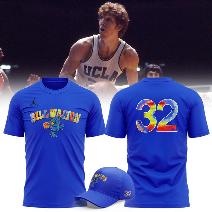 UCLA Men’s Basketball Bill Walton Tribute T-shirt 2025 UCLA Men’s Basketball Bill Walton Tribute T-shirt 2025