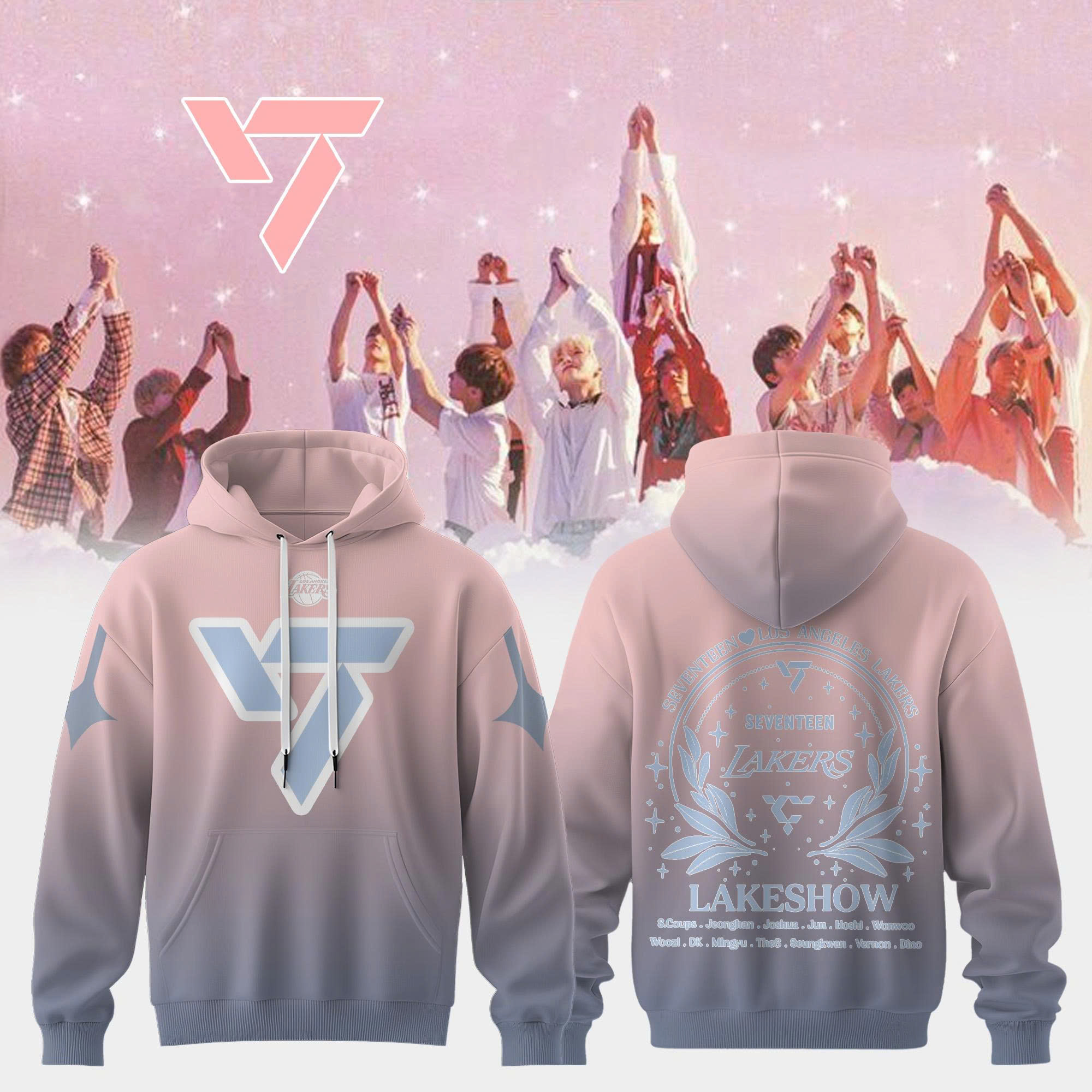 LAKERS × SEVENTEEN Hoodie – LAKETOUR LIMITED LAKERS × SEVENTEEN Hoodie – LAKETOUR LIMITED