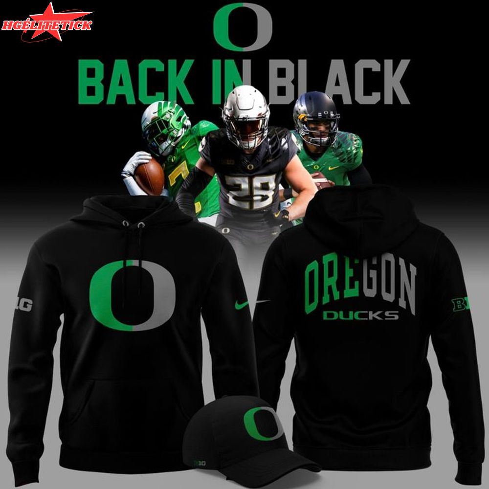 2025 limited edition Hoodie Oregon Ducks football "Back In Black" for fans 2025 limited edition Hoodie Oregon Ducks football "Back In Black" for fans