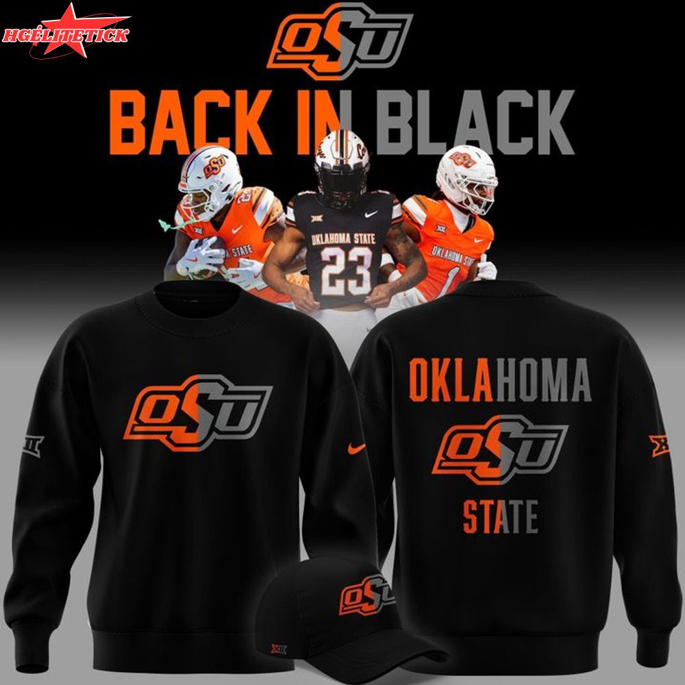 2025 limited edition sweatshirt OSU Cowboy Football "Back In Black" 2025 limited edition sweatshirt OSU Cowboy Football "Back In Black"