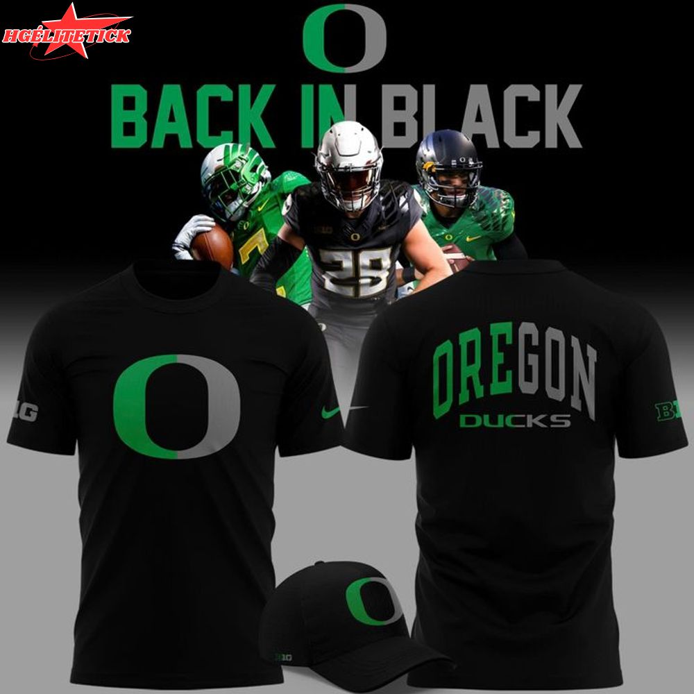 2025 limited edition t-shirt Oregon Ducks football "Back In Black" for fans 2025 limited edition t-shirt Oregon Ducks football "Back In Black" for fans