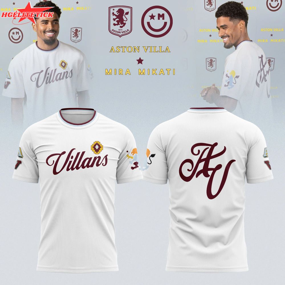 Aston Villa x Mira Mikati Limited Edition T-shirt Aston Villa x Mira Mikati Limited Edition T-shirt