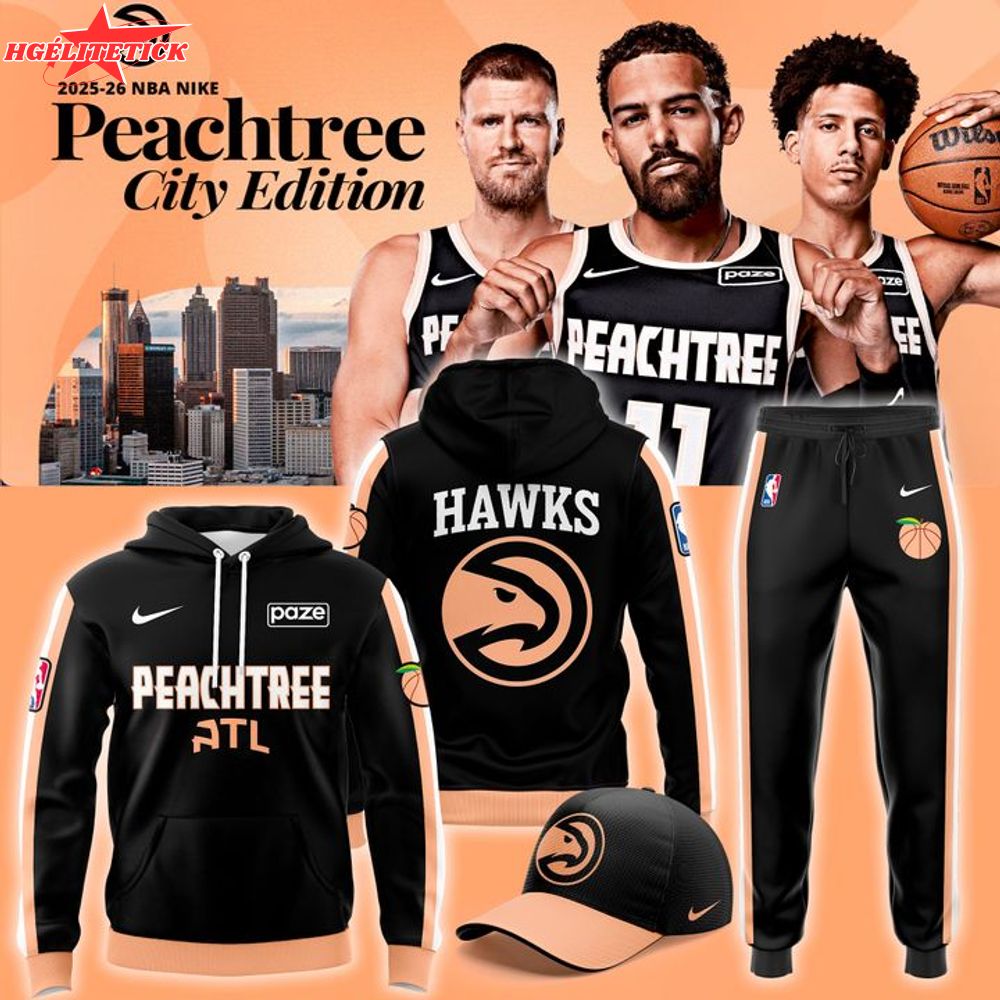 Atlanta Hawks 2025-26 City Edition Hoodie Atlanta Hawks 2025-26 City Edition Hoodie