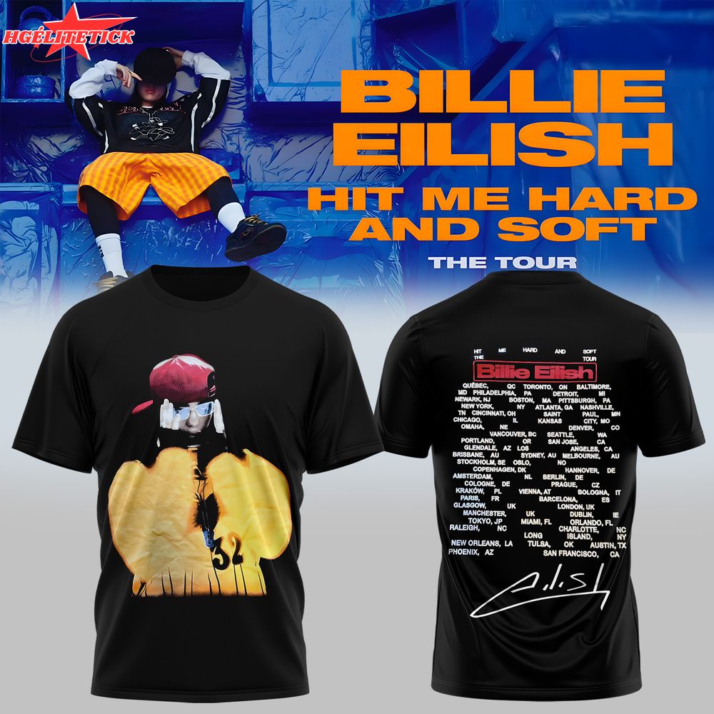 Billie Eilish Hit Me Hard and Soft: The Tour Shirt Billie Eilish Hit Me Hard and Soft: The Tour Shirt