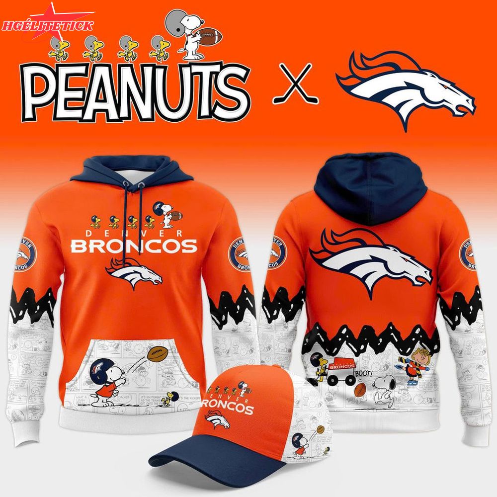 Denver Broncos Peanuts Night 2025 Special Combo Hoodie Denver Broncos Peanuts Night 2025 Special Combo Hoodie