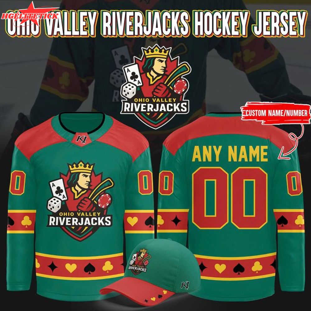 Evansville Thunderbolts X OHIO VALLEY RIVERJACKS 2025 Hockey Jersey Evansville Thunderbolts X OHIO VALLEY RIVERJACKS 2025 Hockey Jersey