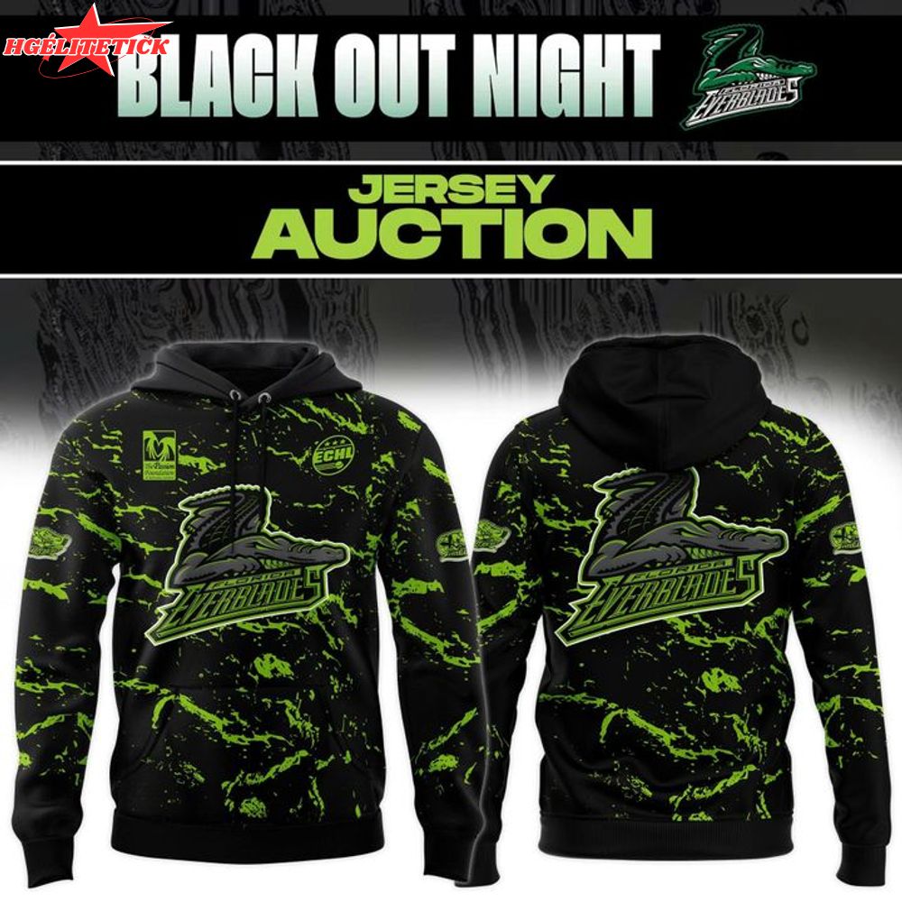 Florida Everblades x Blackout Night 2025-26 Hoodie Florida Everblades x Blackout Night 2025-26 Hoodie