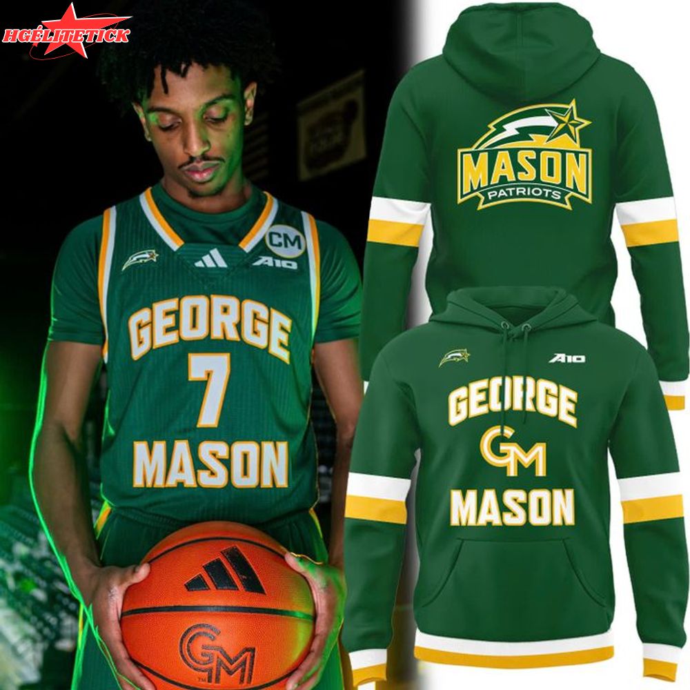 George Mason Basketball Kryptonite Uniform Hoodie - Special Edition George Mason Basketball Kryptonite Uniform Hoodie - Special Edition