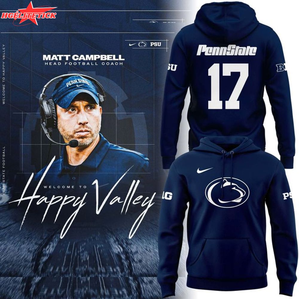 Happy Valley Hoodie - Penn State's 17th Head Football Coach. Happy Valley Hoodie - Penn State's 17th Head Football Coach.