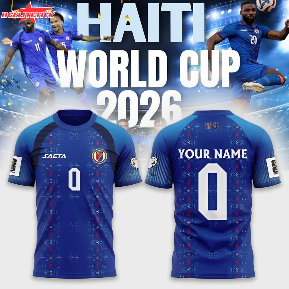 Haïtienne | Premium World Cup Football 3D Shirt Haïtienne | Premium World Cup Football 3D Shirt