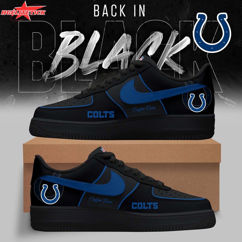 Indianapolis Colts – 2025 Back In Black Limited Edition AF1 Indianapolis Colts – 2025 Back In Black Limited Edition AF1