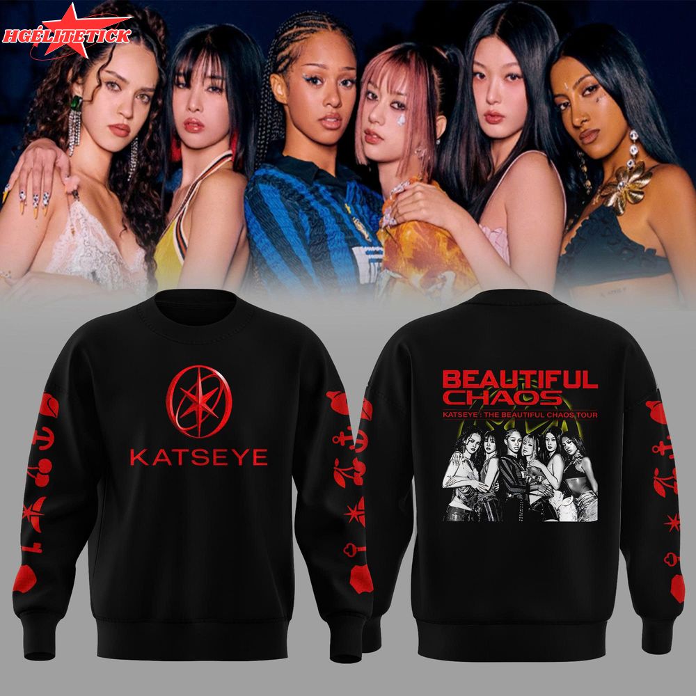 KATSEYE “Beautiful Chaos” Tour Black Sweat KATSEYE “Beautiful Chaos” Tour Black Sweat
